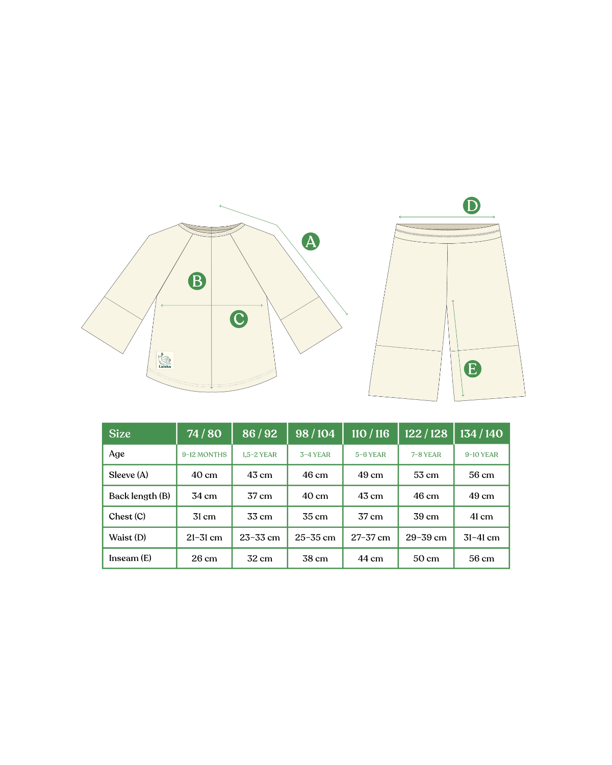 LAISKA PYJAMA laiskaebba