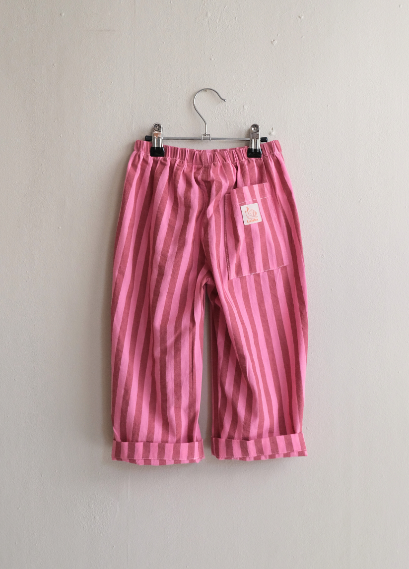 COTTON PANTS BERRY