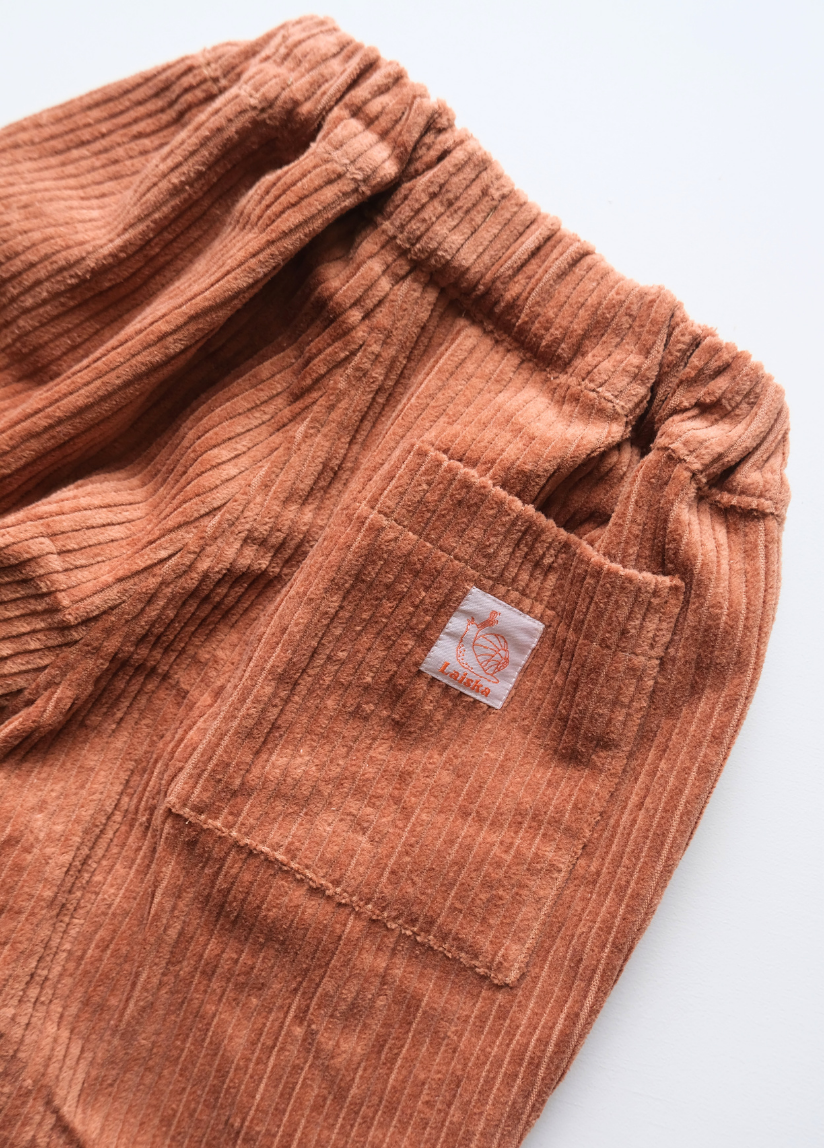 TORN CORDUROY PANTS